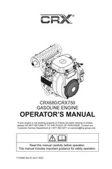 CRX CRX680 Manual Del Operador