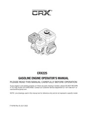 CRX 225 Manual Del Operador