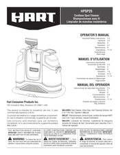 Hart HPSP25 Manual Del Operador