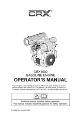 CRX 1000 Manual Del Operador