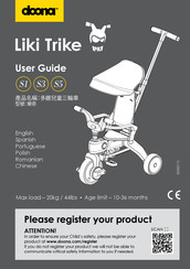 doona Liki Trike S1 Manual Del Usuario