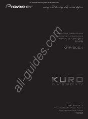 Pioneer KURO KPR-500A Manual De Instrucciones