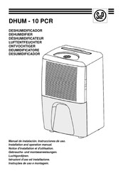 S&P DHUM-10 PCR Manual De Instalación. Instrucciones De Uso