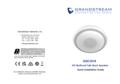 Grandstream Networks GSC3516 Guía De Instalación Rápida