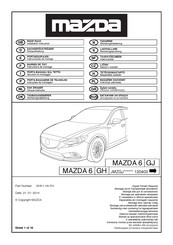 Mazda GHK1-V4-701 Instrucciones De Montaje