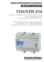 socomec COUNTIS E34 Instrucciones De Servicio