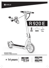 oxelo R920E Manual De Instrucciones