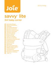 Jole savvy lite Manual De Instrucciones