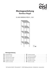 eisl EL-BAD-BMBA02-REG51 1021 Instrucciones De Montaje
