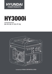 Hyundai power products HY3000i Manual De Instrucciones