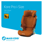 Maxi-Cosi Kore Pro i-Size Manual De Instrucciones