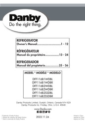 Danby DFF116B2SSDBR Manual Del Propietário