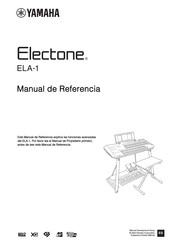 Yamaha Electone ELA-1 Manual De Referencia