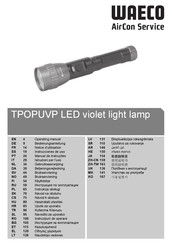 Waeco TPOPUVP LED Instrucciones De Uso