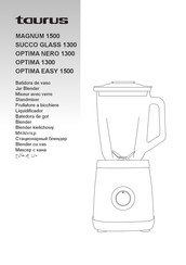 Taurus SUCCO GLASS 1300 Manual De Instrucciones