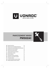 VONROC PM502AC Traducción Del Manual Original
