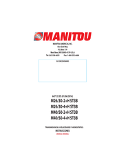 Manitou M50-2+H ST3B Manual De Instrucciones