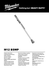 Milwaukee M12 BSWP Manual Original