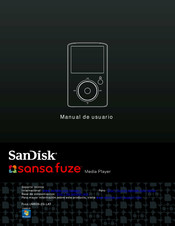 SanDisk Sansa Fuze Instrucciones De Uso