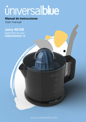 universalblue UOEXVASO40-19 Manual De Instrucciones