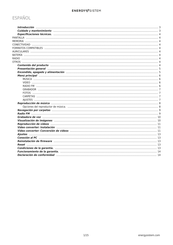 Energy Sistem MP4 Touch Manual De Usuario