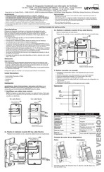 Leviton DOD05 Instrucciones De Instalación