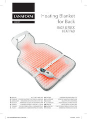 Lanaform BACK & NECK HEAT PAD Manual De Instrucciones