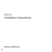 Bowers & Wilkins ISW-8 Instrucciones De Instalación