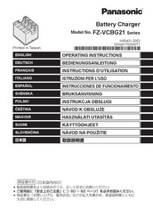 Panasonic FZ-VCBG21 Serie Instrucciones De Funcionamiento