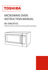 Toshiba ML-EM62PSS Manual De Instrucciones