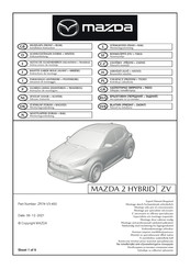 Mazda ZR74-V3-450 Instrucciones De Montaje