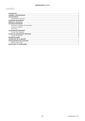 Energy Sistem BT Urban 3 Manual De Usuario