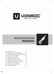 VONROC RS502AC Traducción Del Manual Original