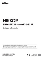 Nikon NIKKOR Z DX Guía De Referencia