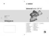 Bosch UniversalSander 18V-10 Manual Original