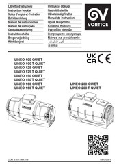 Vortice LINEO 150 T QUIET Manual De Instrucciones