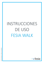 Fesia Walk Instrucciones De Uso Y De Seguridad