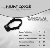 Num'axes CANICALM PREMIUM Manual De Instrucciones