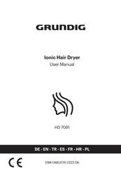 Grundig HD 7081 Manual Del Usuario