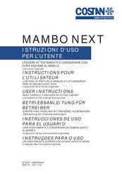 Costan MAMBO NEXT 187 Instrucciones De Uso Para El Usuario