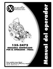 Exmark 135-2472 Manual Del Operador