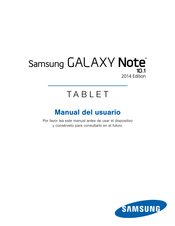 Samsung Galaxy Note 10.1 Manual Del Usuario