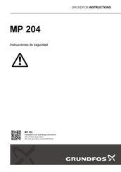 Grundfos MP 204 Instrucciones De Seguridad