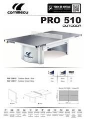 Cornilleau PRO 510 OUTDOOR Instrucciones De Montaje