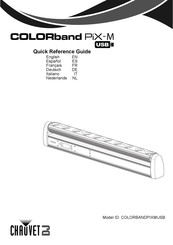 Chauvet DJ COLORband PiX-M USB Guía De Referencia Rápida