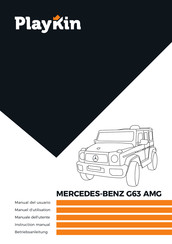 PLAYKIN MERCEDES-BENZ G63 AMG Manual Del Usuario