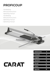 Carat PROFICOUP 103 Manual De Operación