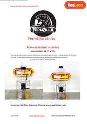 KegLand FermZilla Manual De Instrucciones