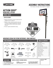 Lifetime ACTION GRIP 90020 Instrucciones De Ensamblaje