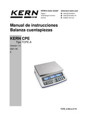 KERN CPE Serie Manual De Instrucciones